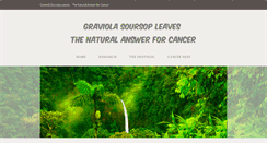 Desktop Screenshot of graviola-soursop-cancercure.com