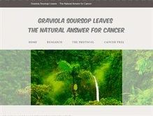 Tablet Screenshot of graviola-soursop-cancercure.com